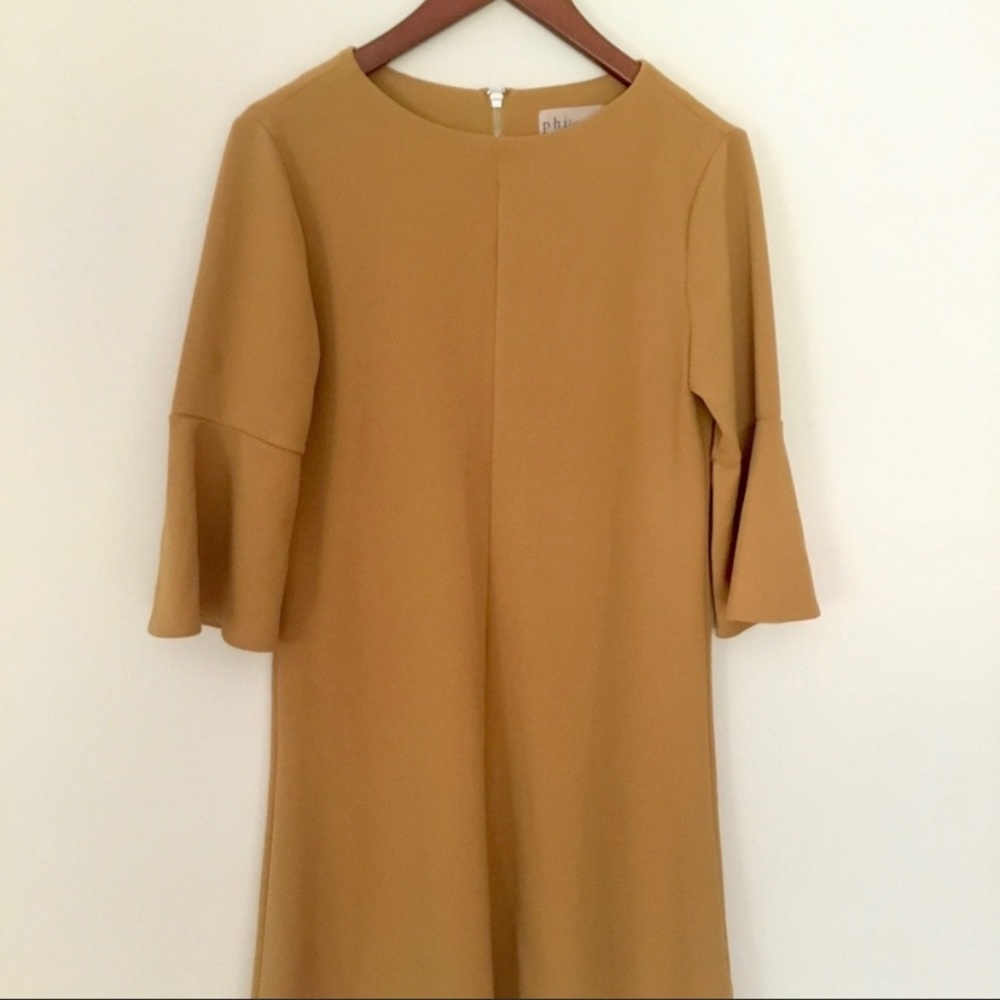Philosophy Dresses Philosophy Yellow Long Sleeve Summer Dress